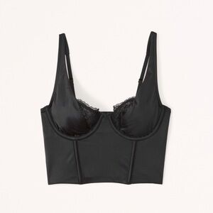 Abercrombie & Fitch Black Lace Detail Bra